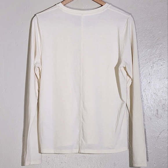 Varley Cream Long Sleeve Top - Picture 2 of 6